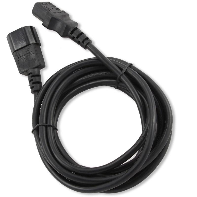 Cabo de Alimentação GEMBIRD PC-189 (1,8 m - Acoplador C14 - Preto), miniatura 5