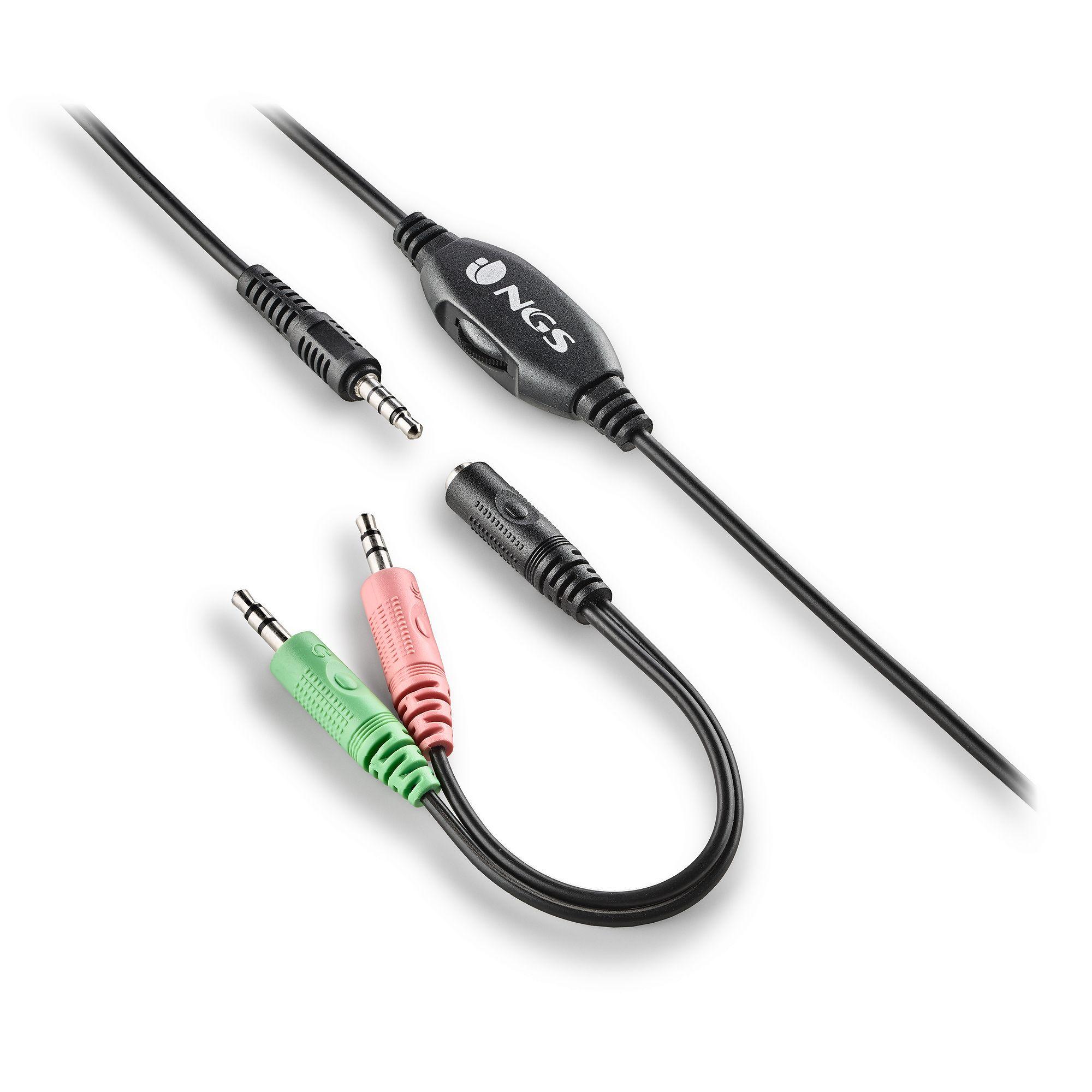 Headset NGS MSX10 PRO (Binaural - Com fios - Supra-aural - Preto) — miniatura 4
