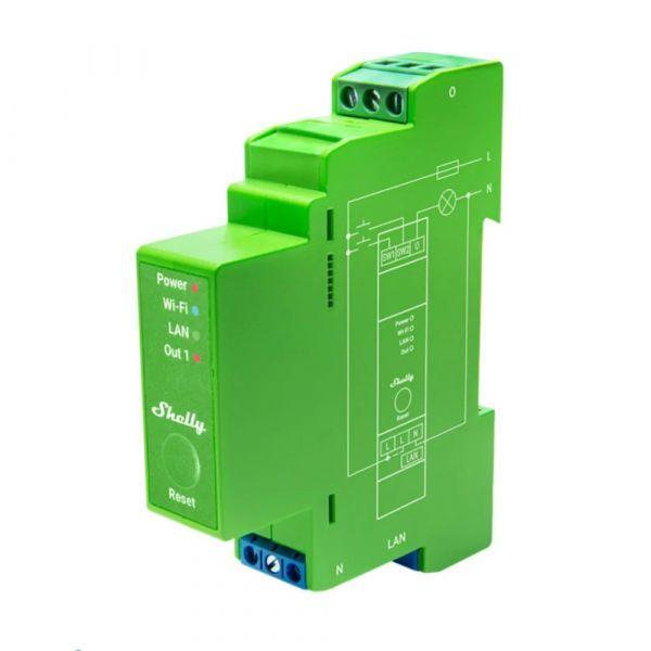 Módulo Controlador SHELLY Pro Dimmer 1PM (Plástico - Lima) — miniatura 5