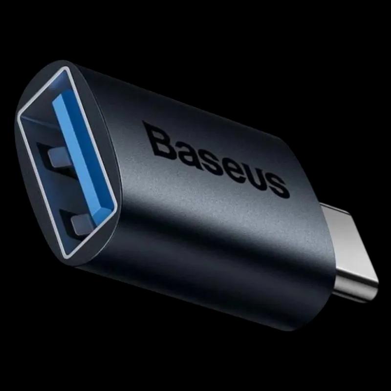 Adaptador OTG BASEUS Ingenuity ZJJQ000001 (USB Type-C - USB-A fêmea - Preto)