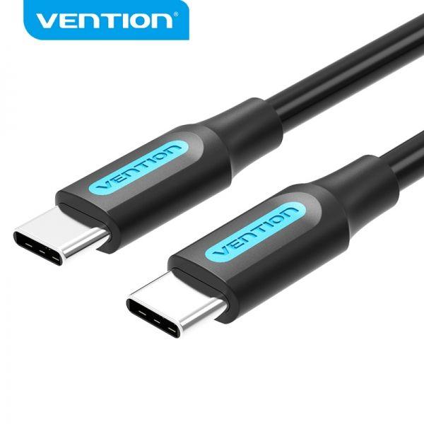 Cabo USB-C VENTION COSBG (1,5 m - USB-C macho - Preto)