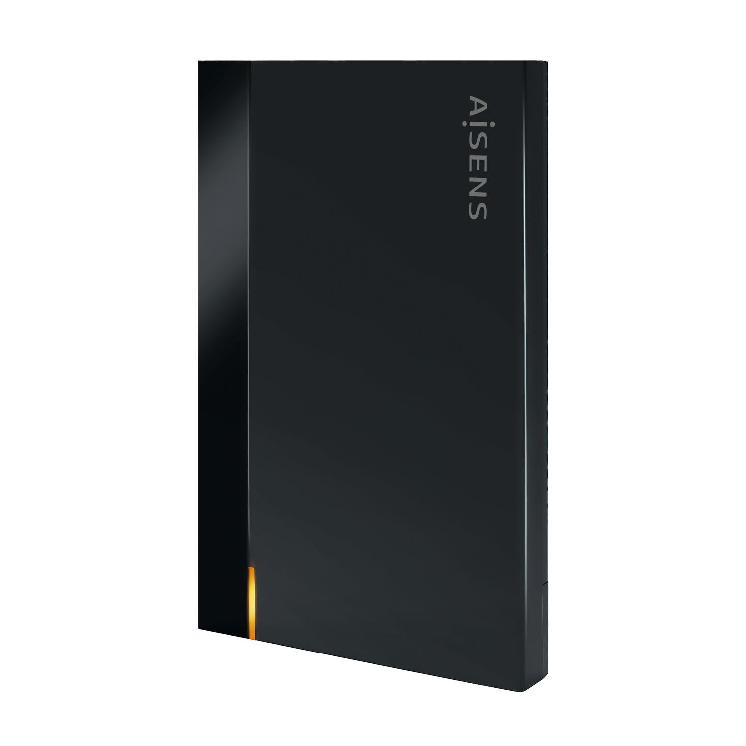Caixa Externa AISENS ASE-2524B (2 TB - 2.5" - 4200 RPM / 5400 RPM / 7200 RPM - Preto)