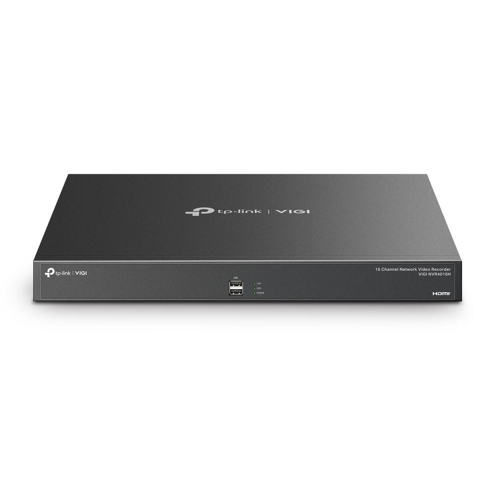 Gravador de Vídeo em Rede TP-LINK VIGI NVR4016H (16 canais - 4K - Preto)