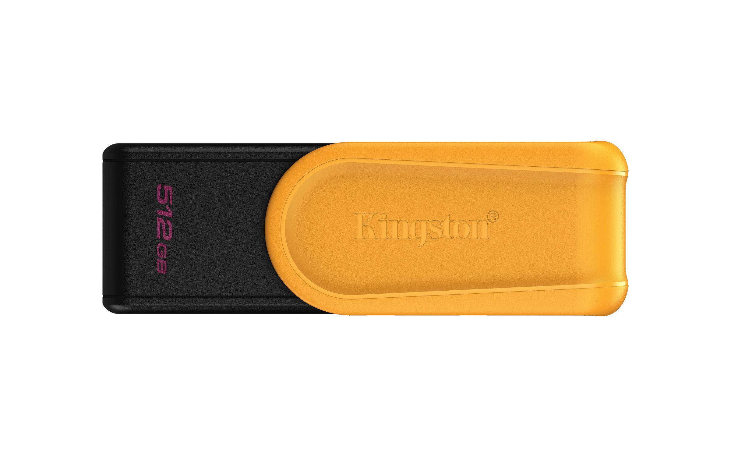 Pen USB KINGSTON DataTraveler Exodia S (512 GB - USB Type-A - 3.2 Gen 1 - Preto e Amarelo)