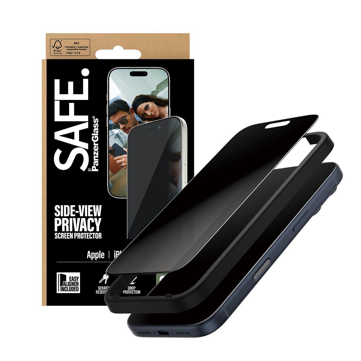 Película de Vidro Temperado PANZERGLASS SAFE Privacy para iPhone 17 Pro (Apple iPhone 17 Pro - Apple - Transparente), miniatura 6