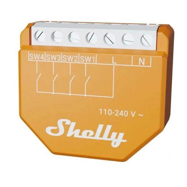 Módulo de Ativação de Cenários SHELLY Wave i4 EU LR (4 Entradas - Z-Wave de Longo Alcance), miniatura 2