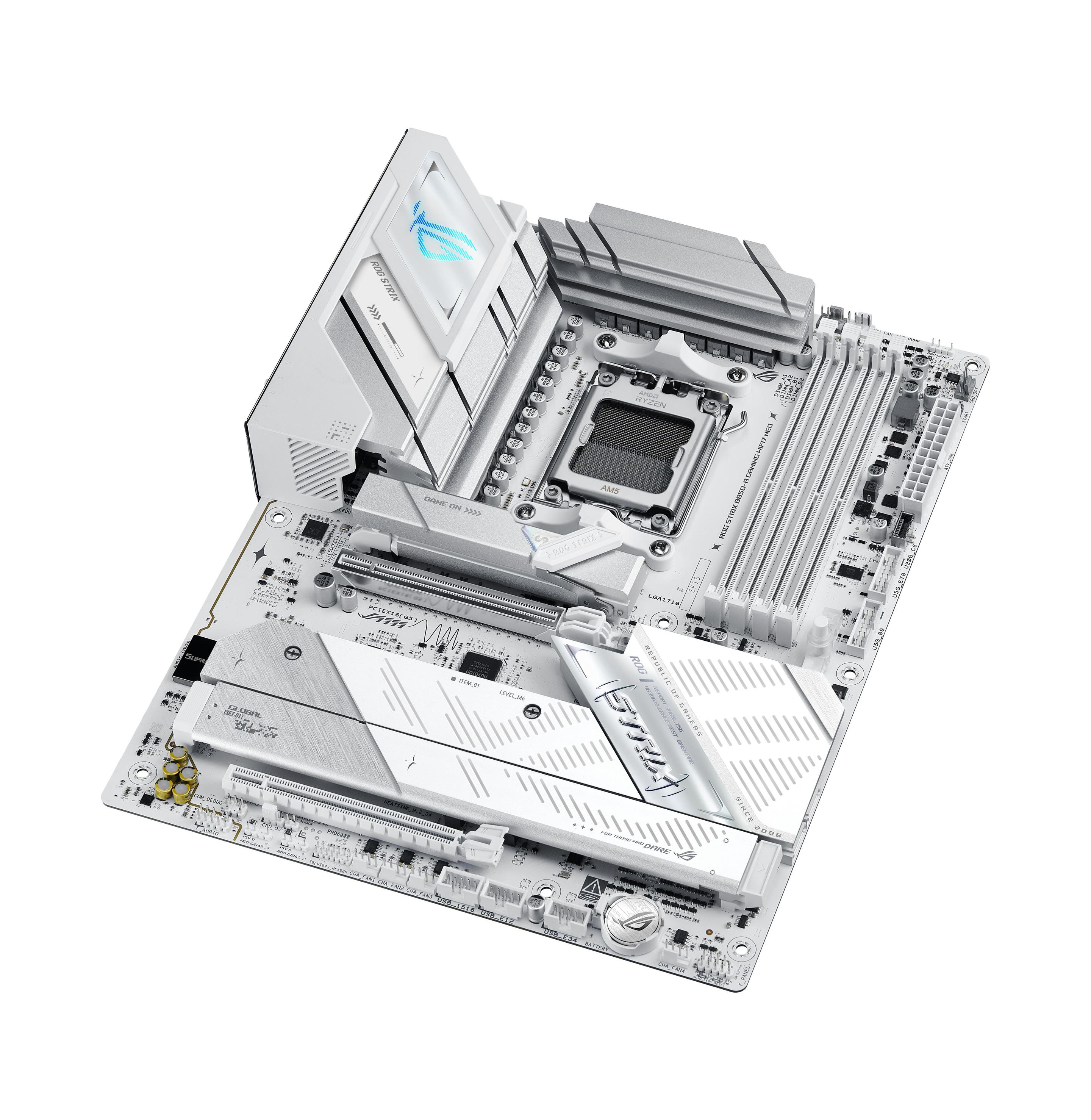 Motherboard ASUS ROG STRIX B850-A GAMING WIFI7 NEO (AM5 - ATX - Duplo canal - Branco), miniatura 5