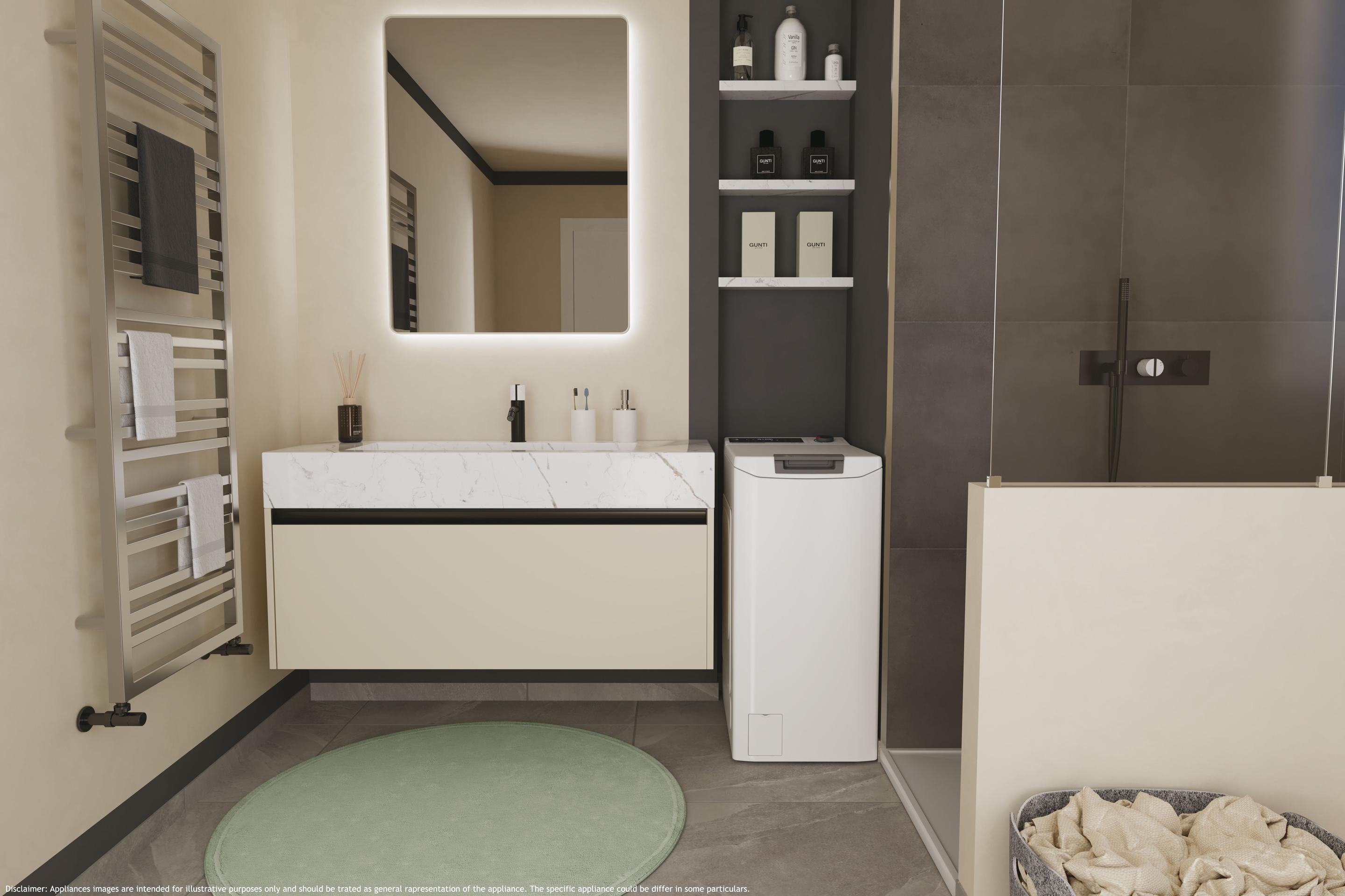 Máquina de Lavar Roupa Independente HOOVER THO476TM5S (1400 RPM - B - C - Branco) — miniatura 7
