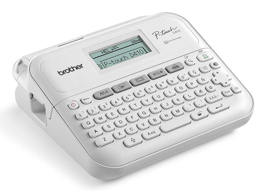 Rotuladora Eletrónica BROTHER PT-D410 (Com fios - 3,5 / 6 / 9 / 12 / 18 mm - Branco), miniatura 3