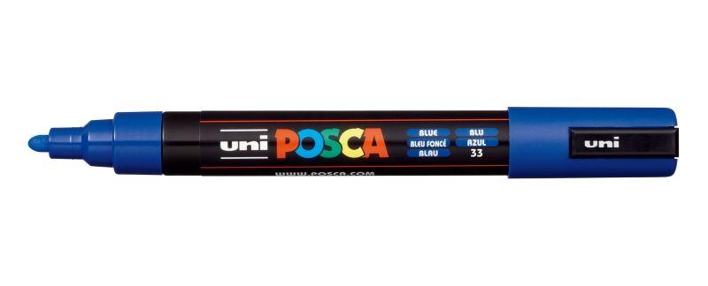 Marcador de Pintura POSCA PC-5M (Plástico - Azul)
