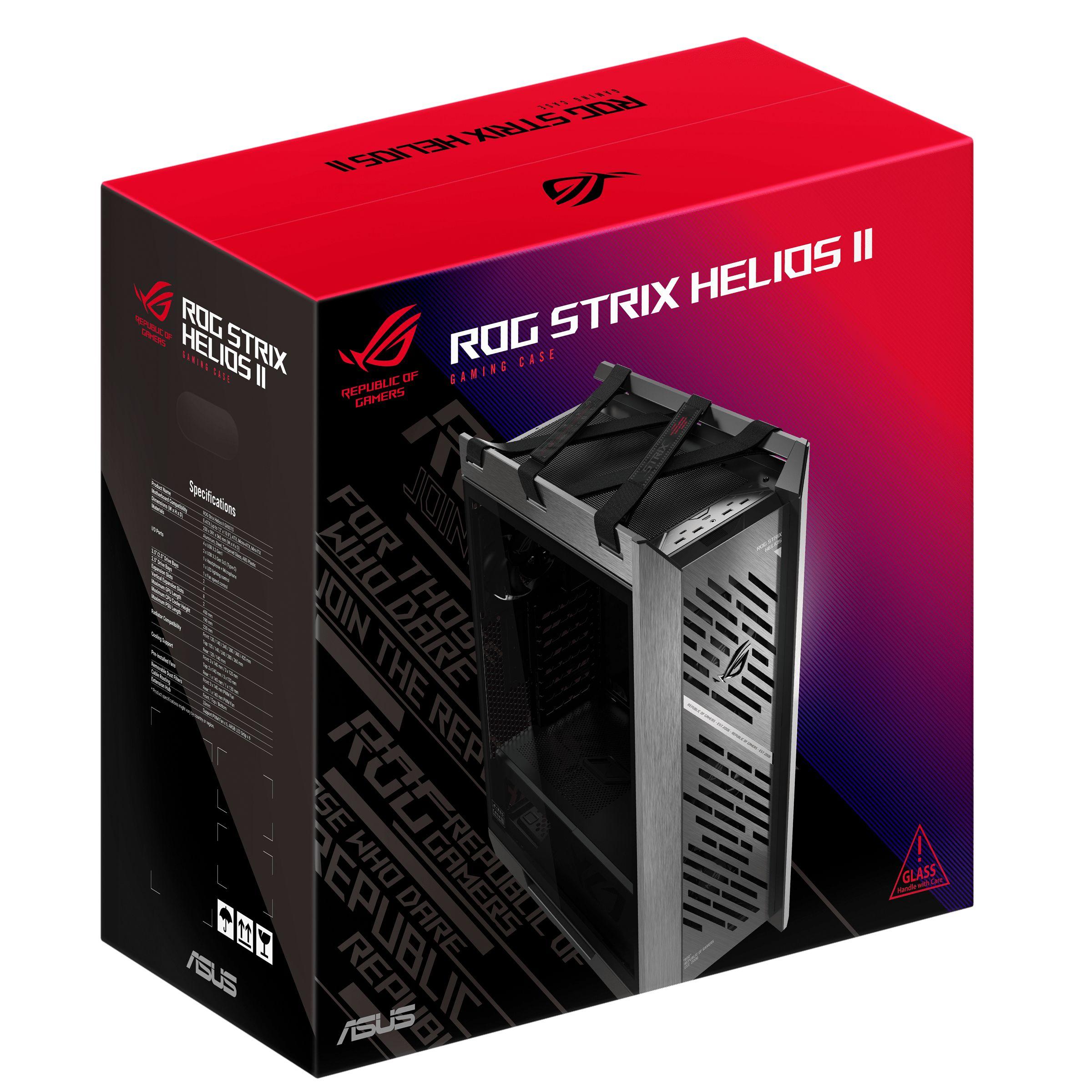 Caixa PC ASUS ROG Strix Helios II GX601S (ATX, EATX, micro ATX, Mini-ITX - Midi Tower - Alumínio, Vidro temperado - Preto), miniatura 19