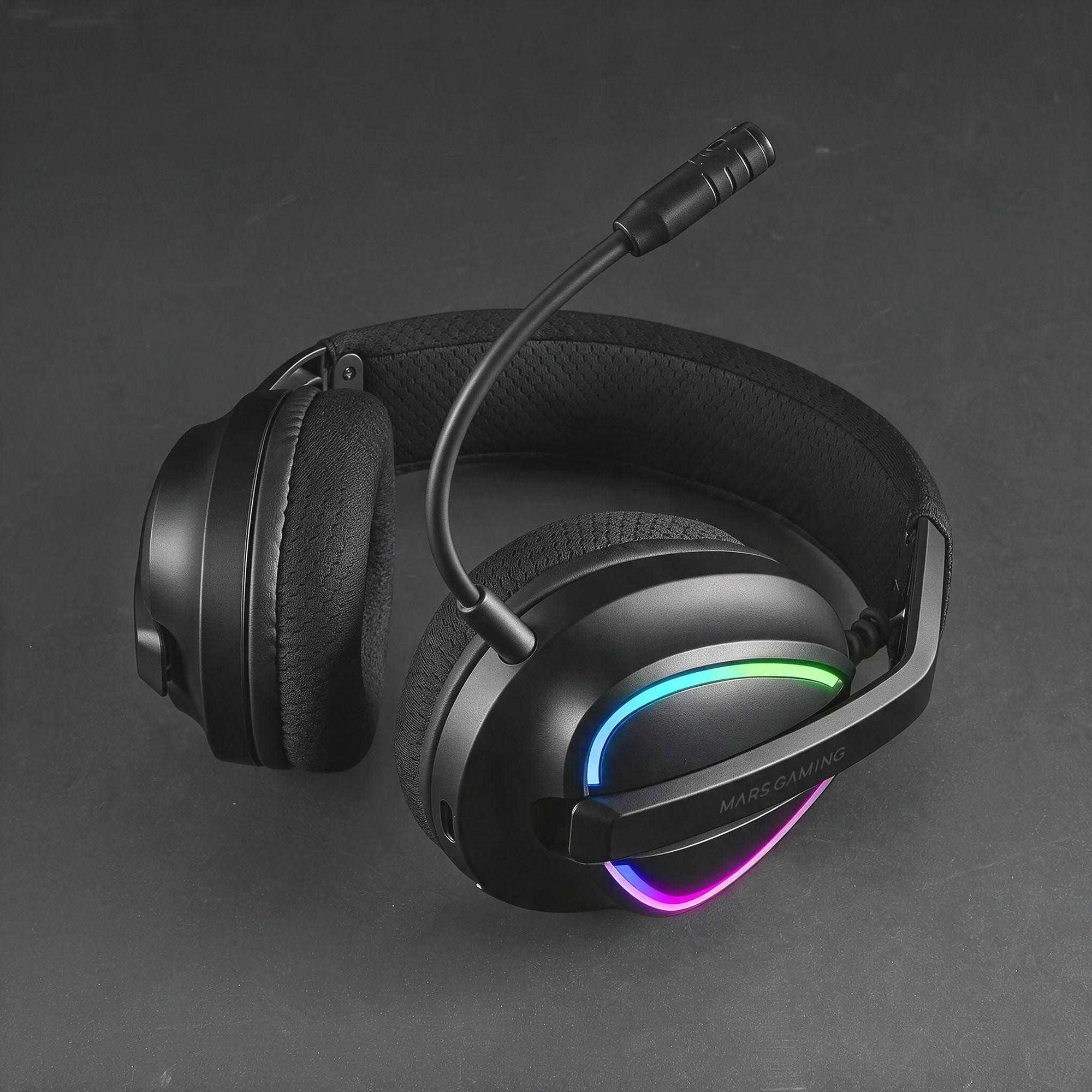 Headset Gaming MARS GAMING MHWQUASAR (Preto), miniatura 7