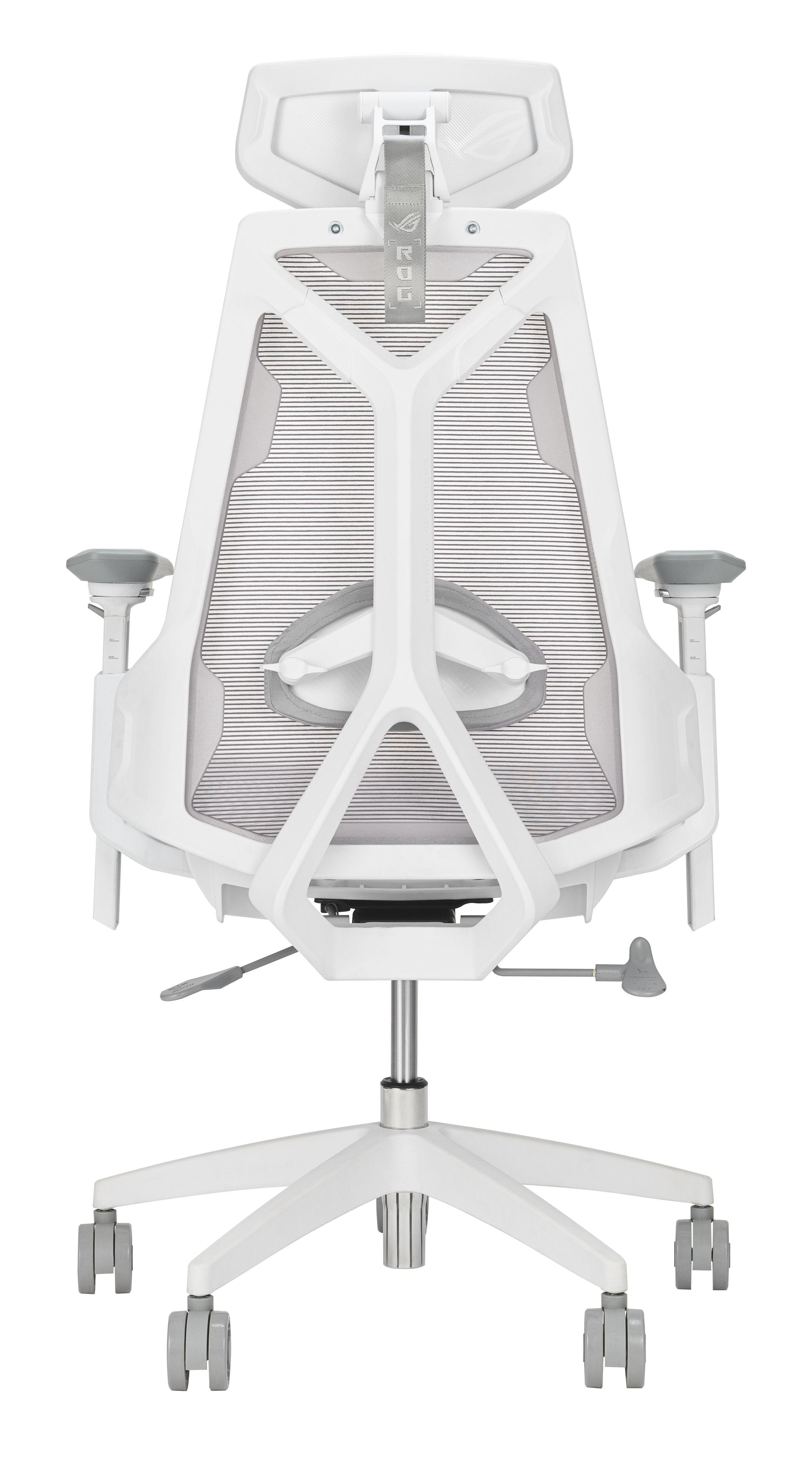 Cadeira Gaming ASUS ROG Destrier Ergo Core (136 kg - 8,5 cm - Assento de rede - Branco), miniatura 6