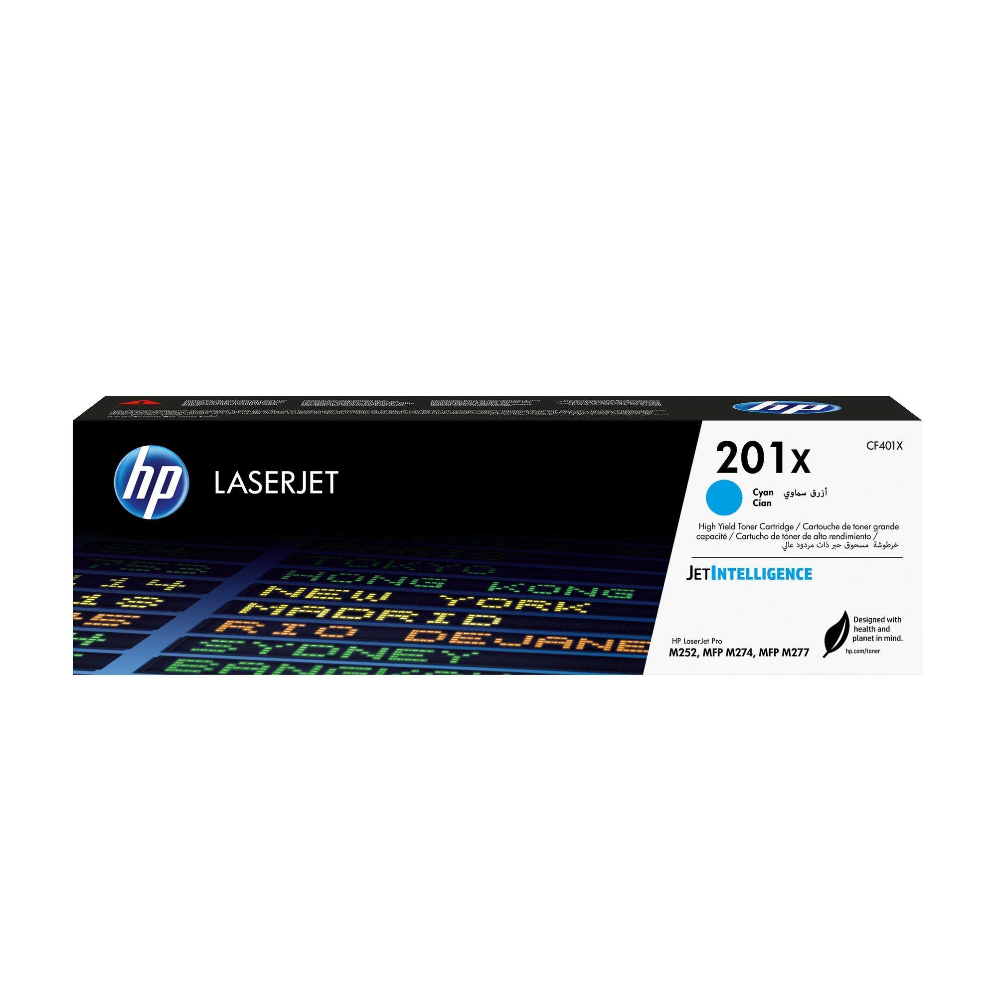 Toner HP 201X CF401X (2300 páginas - Ciano)