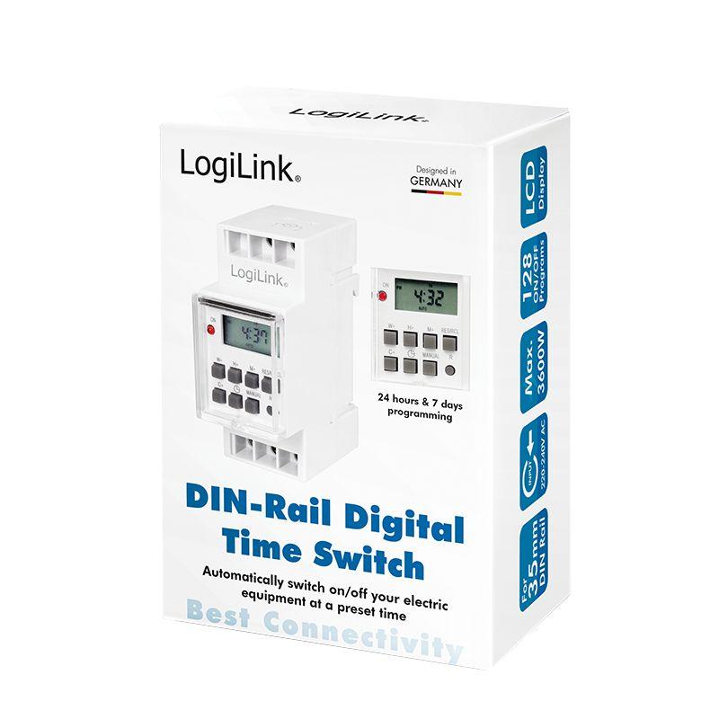 Temporizador Elétrico LOGILINK ET0010 (Branco), miniatura 6