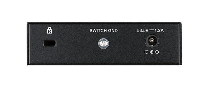 Switch de Rede D-LINK DGS-1005P/E (Gigabit Ethernet - 64 KB - 10 Gbit/s - Preto) — miniatura 3
