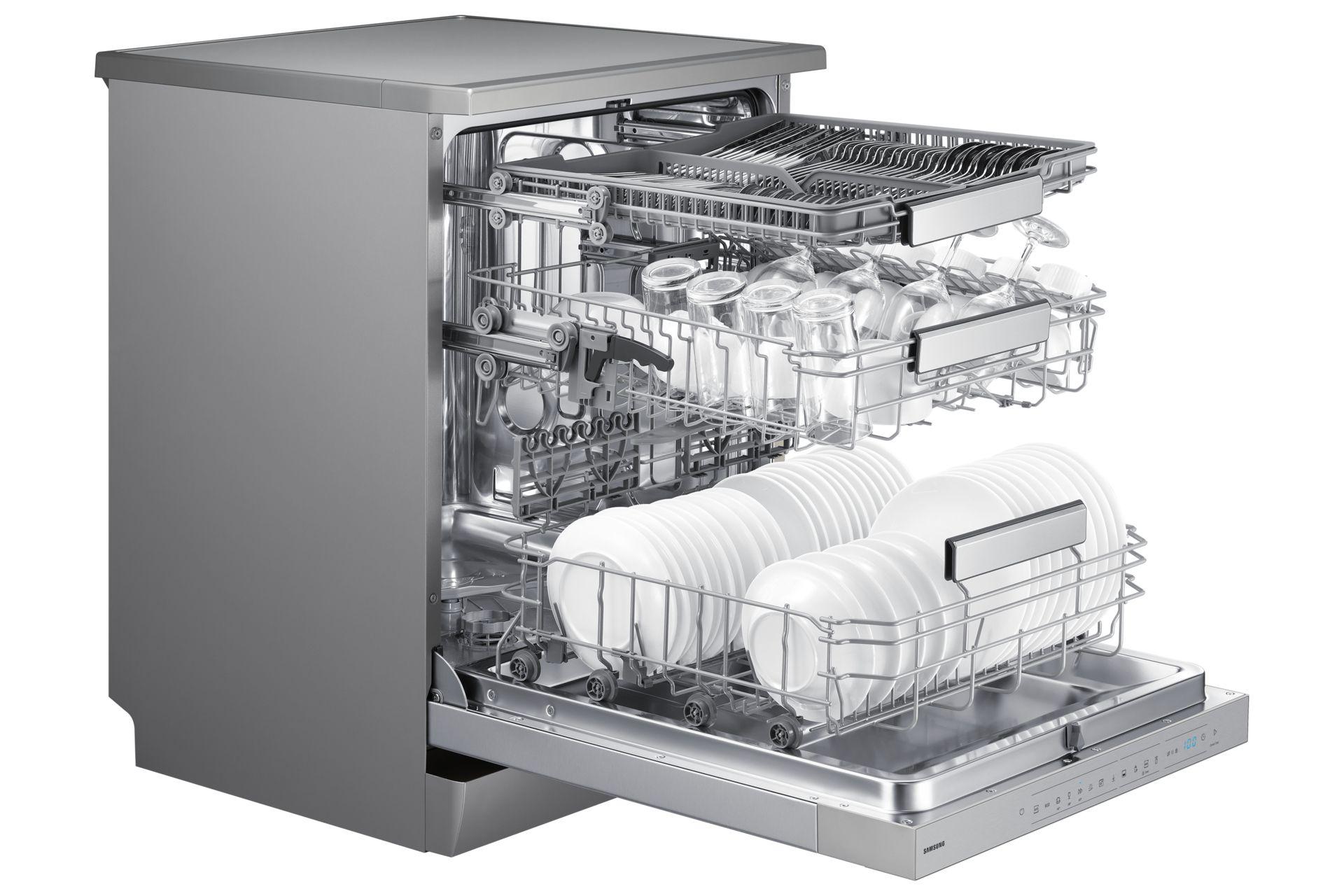 Máquina de Lavar Loiça Independente SAMSUNG DW70H73YCFRU1 (Largura 60 cm - 14 talheres - B - Inox), miniatura 7