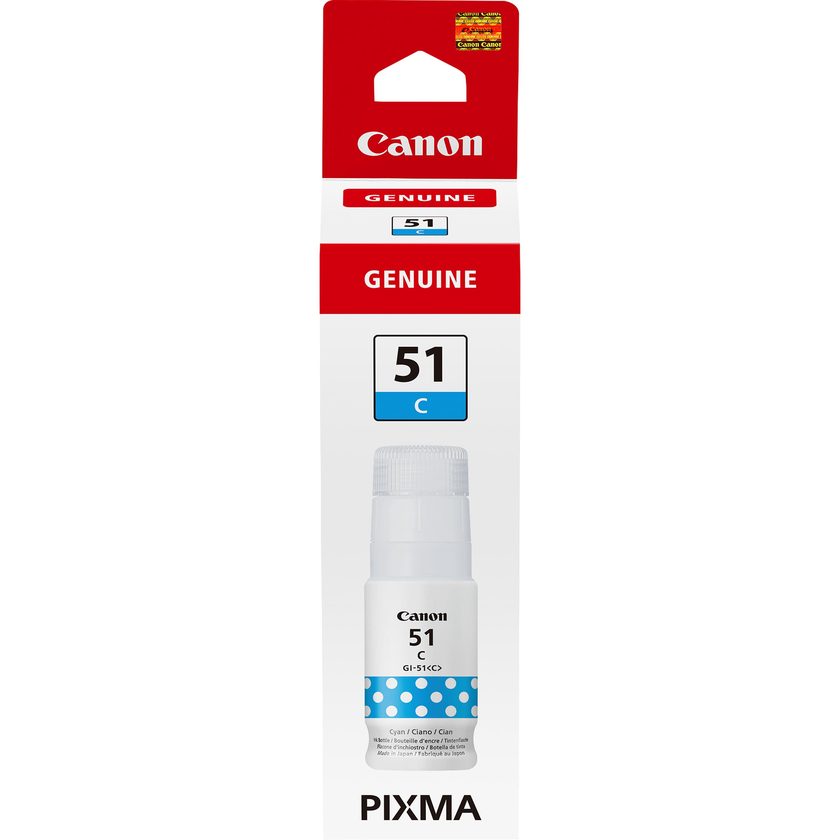 Tinteiro CANON GI-51C (7700 páginas - Ciano)