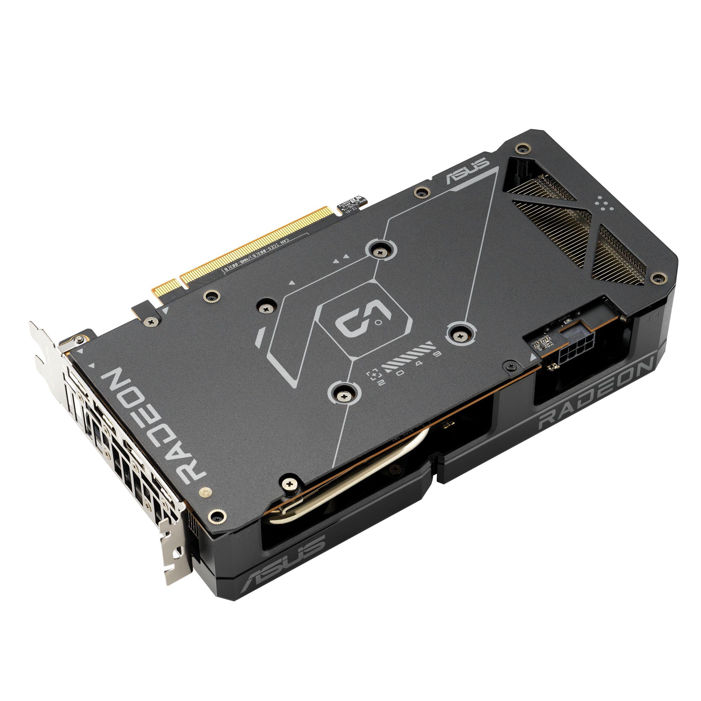 Placa Gráfica ASUS Dual Radeon RX 7600 EVO OC Edition (Radeon RX 7600 - 18 Gbit/s - 8 GB - Preto), miniatura 6