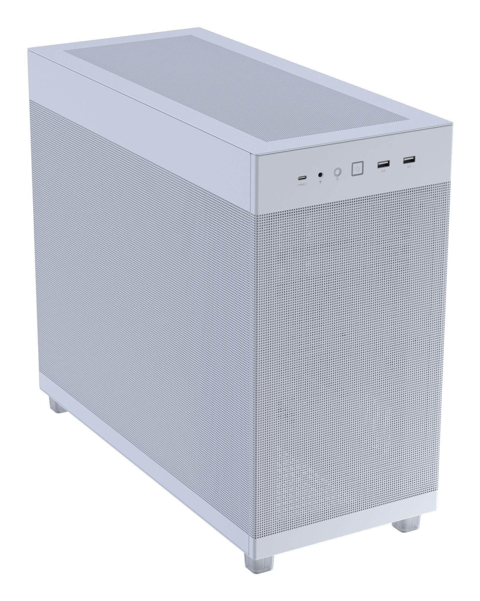 Caixa PC ASUS PRIME AP303 Mesh (ATX, micro-ATX, Mini-ITX - Midi Tower - Metal - Branco) — miniatura 4