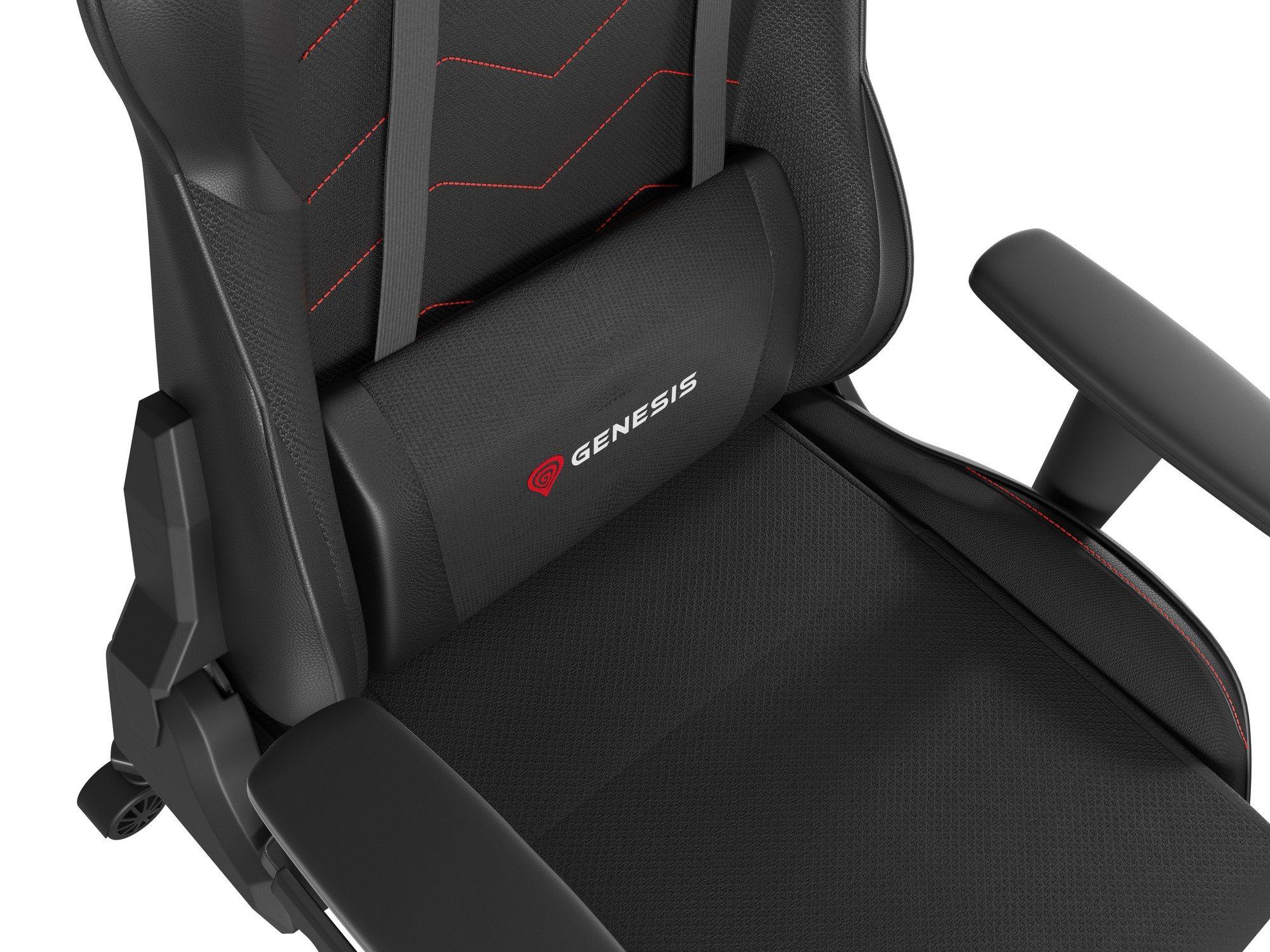 Cadeira Gaming GENESIS Nitro 550 G2 (150 kg - 7 cm - Tecido, Imitação de pele - Preto) — miniatura 8
