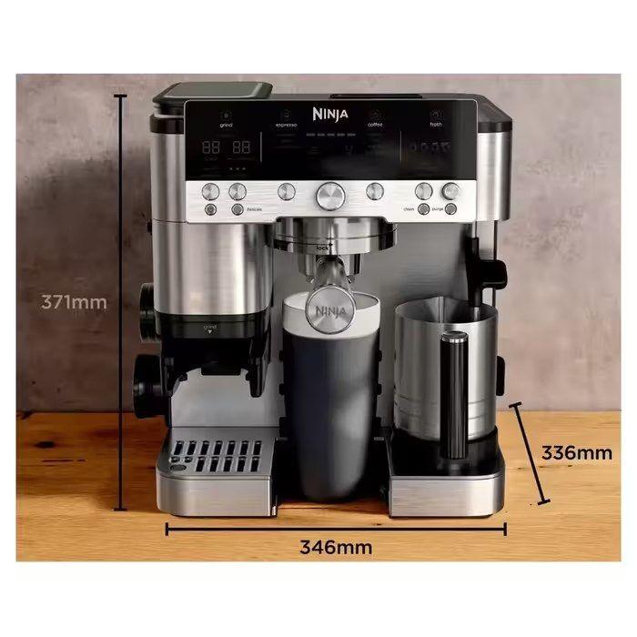 Máquina de Café Expresso NINJA ES601EU (Máquina de café expresso - 1650 W - Altura 37,2 cm - Preto e Inox), miniatura 4