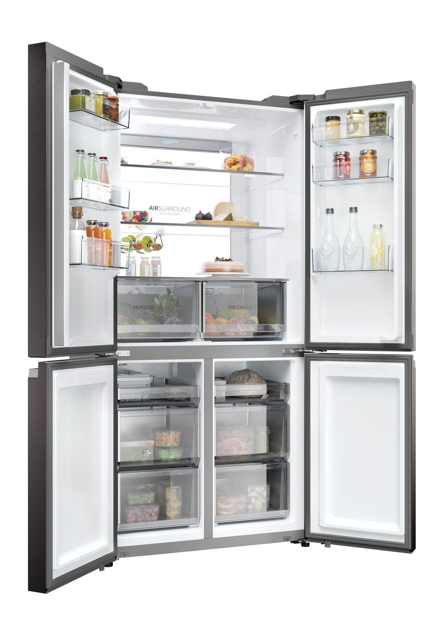 Frigorífico Americano Independente HAIER HCR79F19CNMD (642 L - 191x91x75 cm - Platina/Inox), miniatura 4