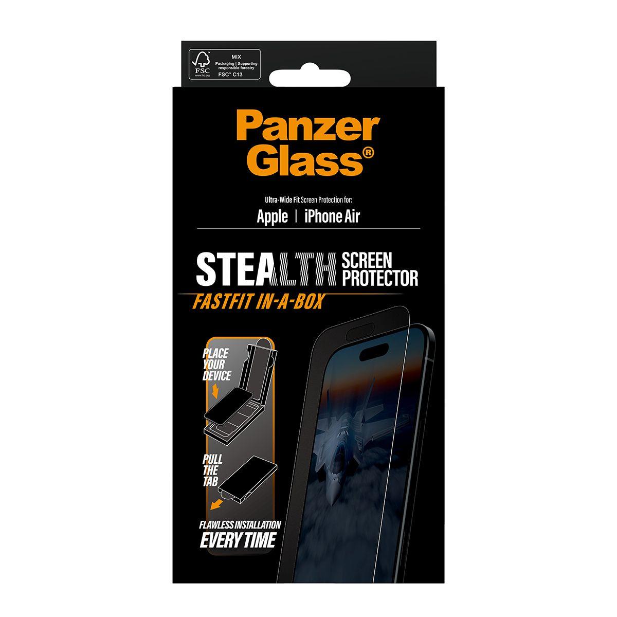 Protetor de Ecrã PANZERGLASS Stealth PG58930 (Apple - Transparente) — miniatura 3