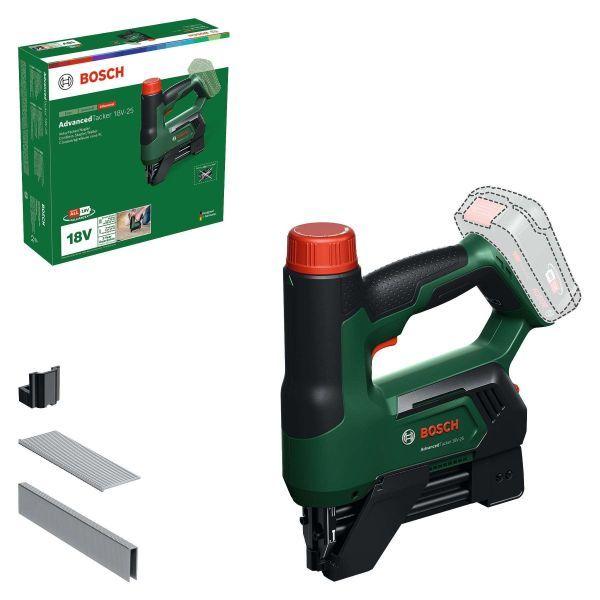 Agrafador e Pregador BOSCH AdvancedTacker 18V-25 (Verde/Preto)