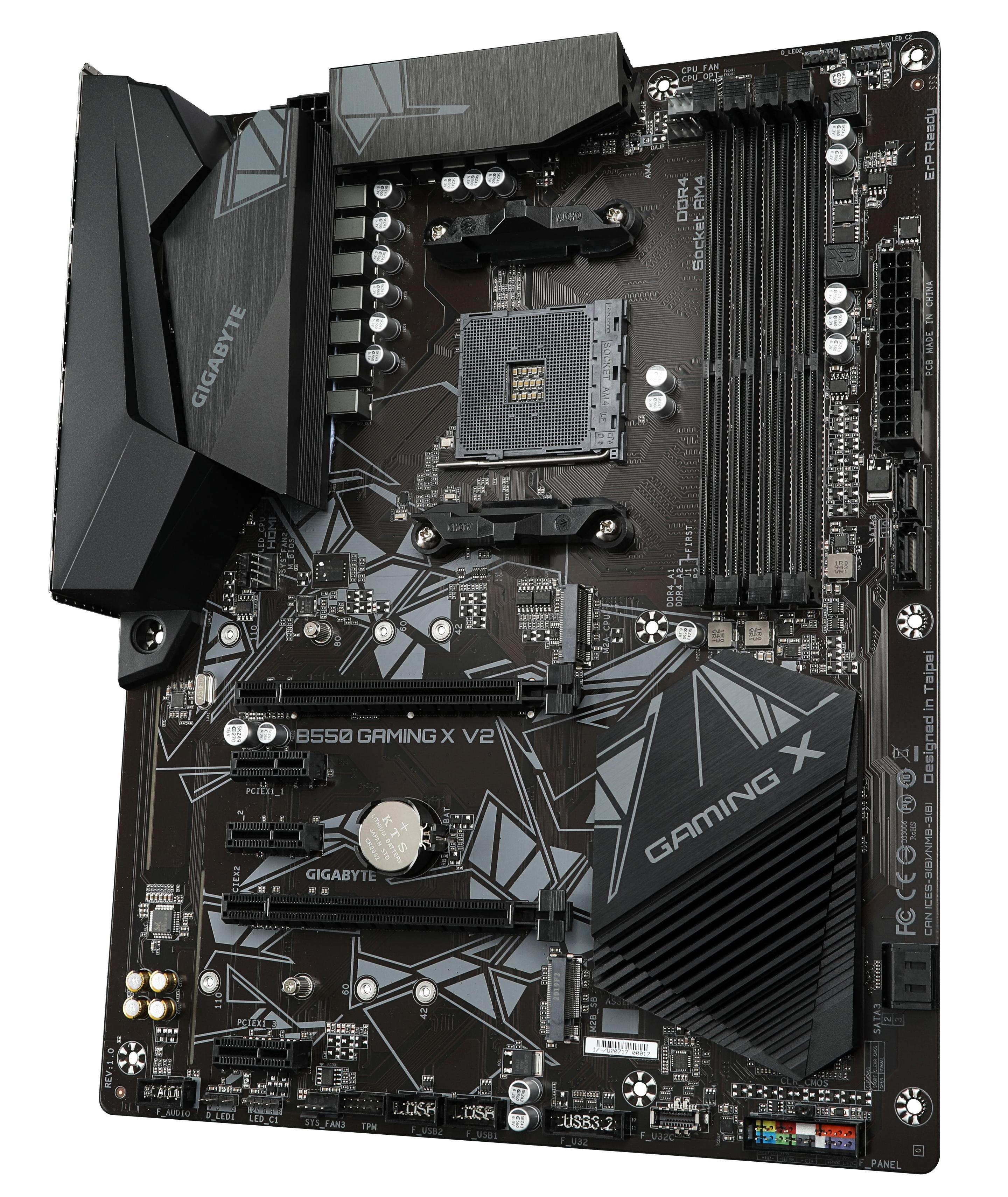 Motherboard GIGABYTE B550 Gaming X V2 (AM4 - ATX - Duplo canal - Castanho) — miniatura 4
