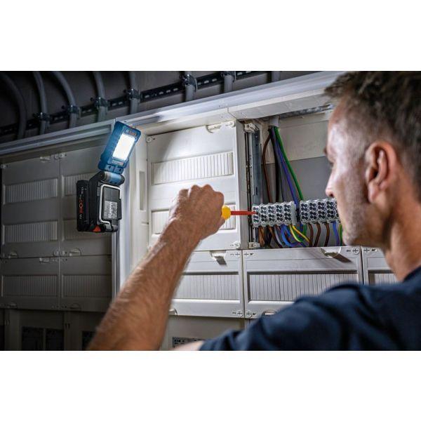 Lanterna de Trabalho BOSCH GLI 18V-800 Professional (Preto e Azul), miniatura 3