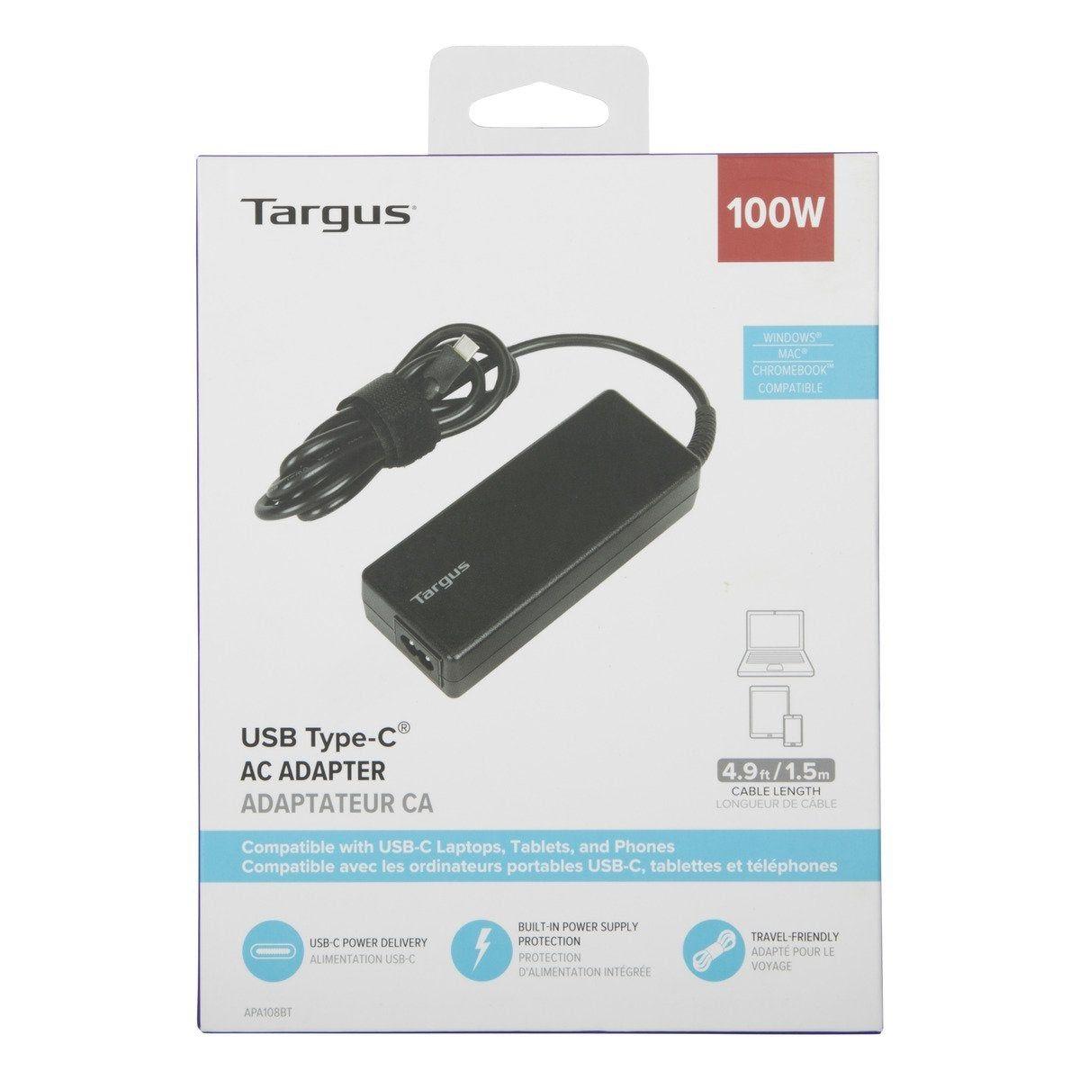 Carregador de Portátil TARGUS APA108EU (USB-C Power Delivery - Preto), miniatura 5