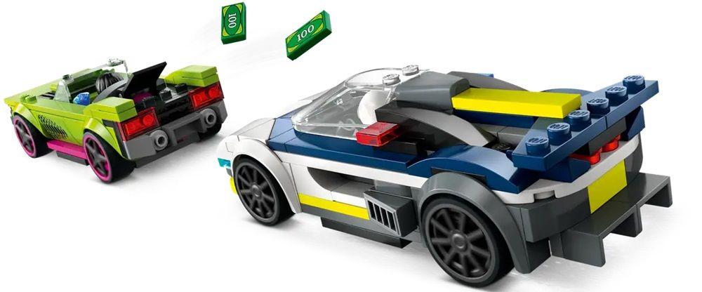 LEGO 60415 City Perseguição de Carro da Polícia a Muscle Car (213 peças) — miniatura 4