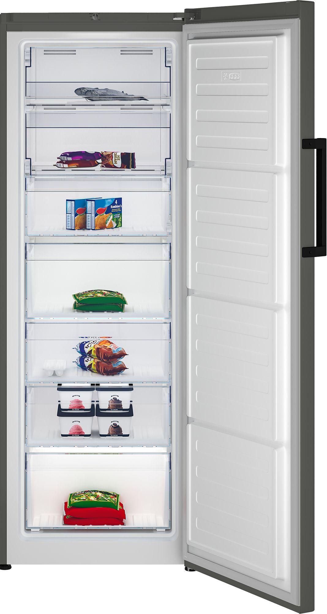 Arca Vertical Independente BEKO RFNE290L41GN (Altura 171,4 cm - Cinzento) — miniatura 2