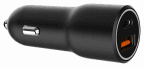 Carregador de Isqueiro GEMBIRD TA-UC-AC2PDQC38-CAR-01 (38 W - 20 W - Preto)