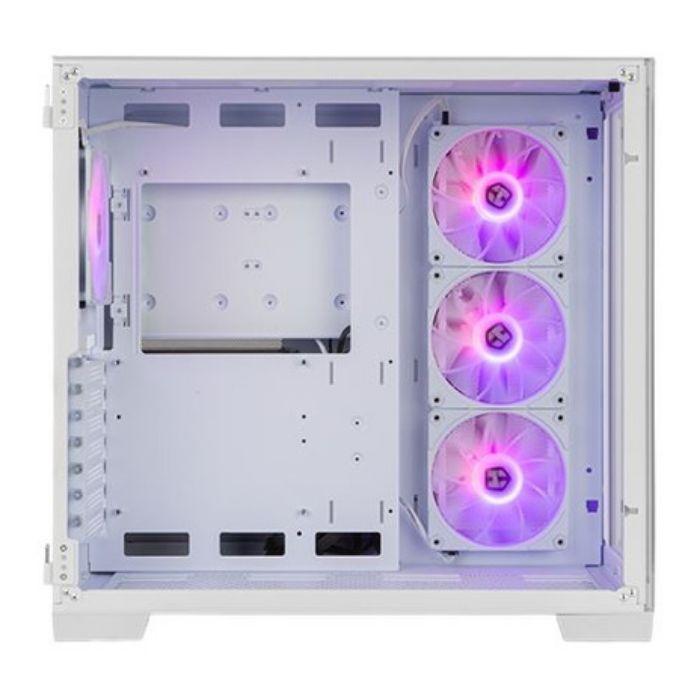 Caixa PC NOX Hummer Astra ARGB (ATX, ITX, micro ATX - Midi Tower - Aço, vidro temperado - Branco) — miniatura 3