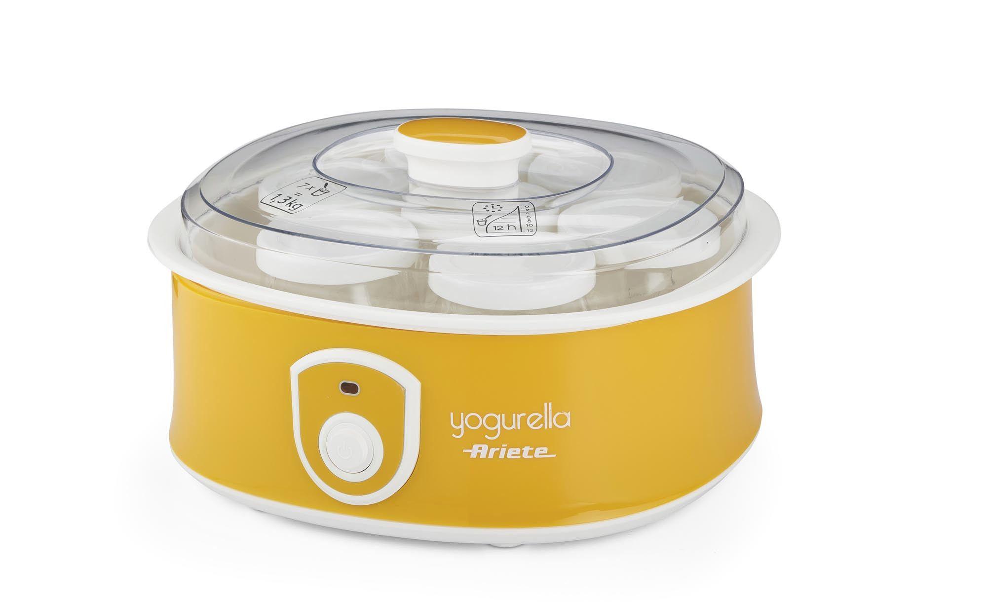 Iogurteira ARIETE 0617/00 (Altura 22 cm - Amarelo)
