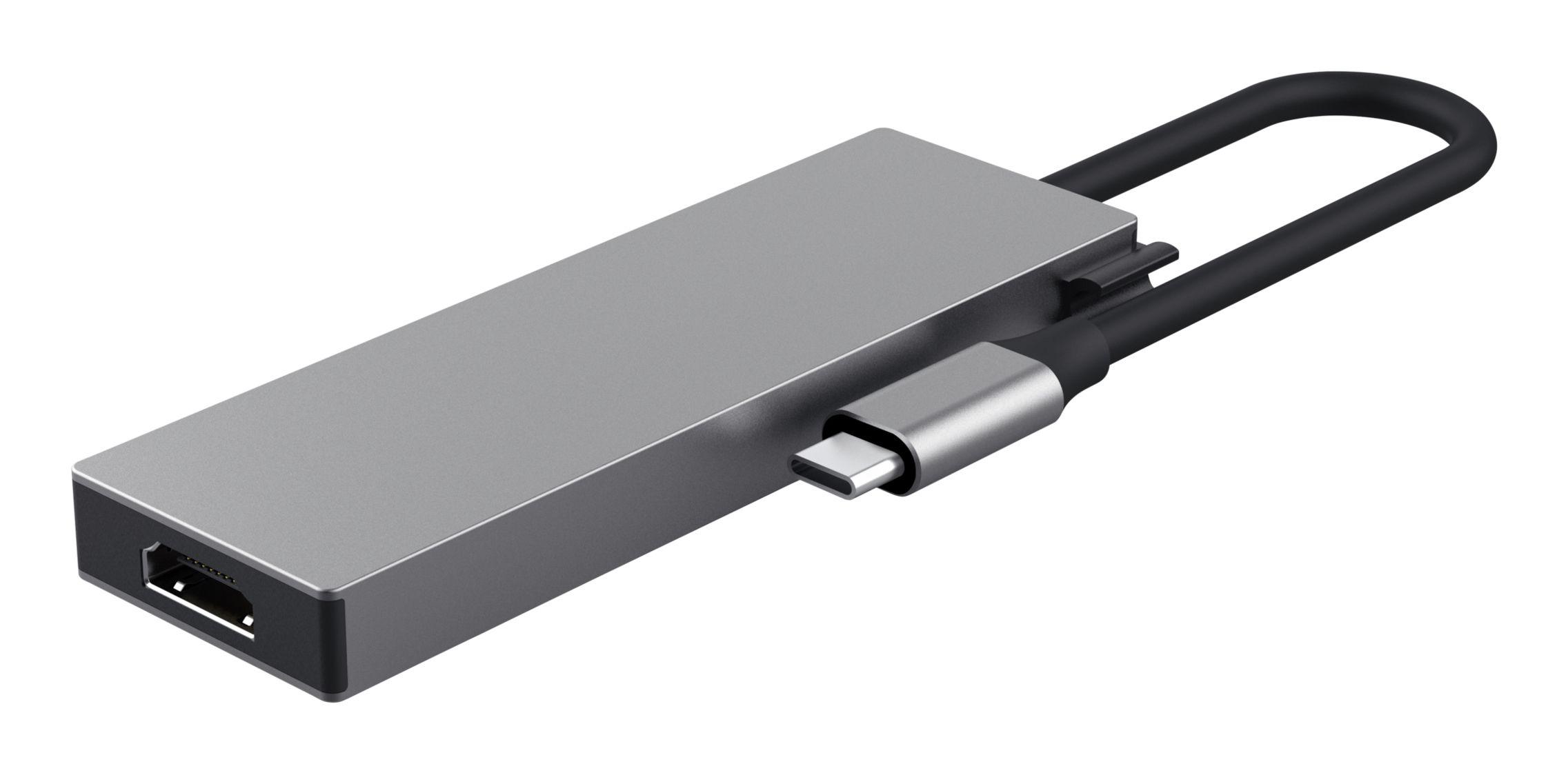 Hub USB-C TRUST Dalyx 26062 (0,1 m - USB Type-C - Cinzento) — miniatura 3