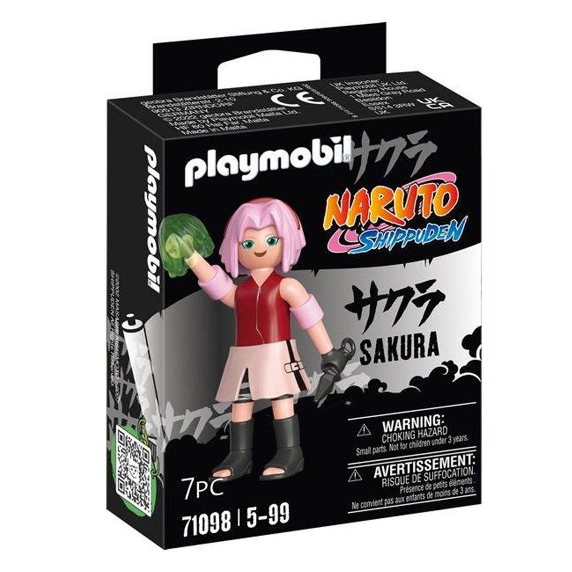 Conjunto de Brincar PLAYMOBIL Naruto Shippuden Sakura 71098 (5 anos - Multicor)