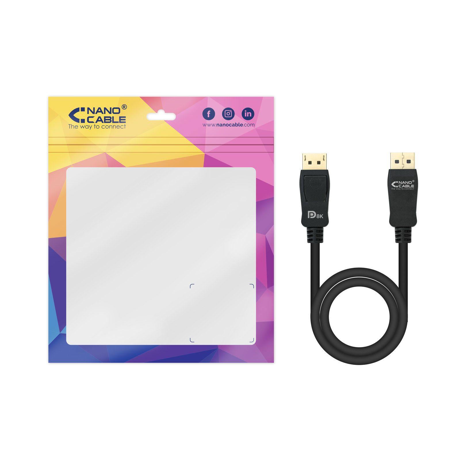 Cabo DisplayPort NANOCABLE 10.15.2502 (2 m - Preto) — miniatura 7