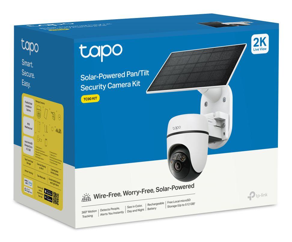 Câmara de Segurança IP TP-LINK Tapo TC90KIT (Exterior - 3 MP - 2304 x 1296 pixels - Branca) — miniatura 4