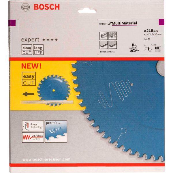 Lâmina de Serra Circular BOSCH Expert for Multi Material 2608642493 (Azul) — miniatura 2