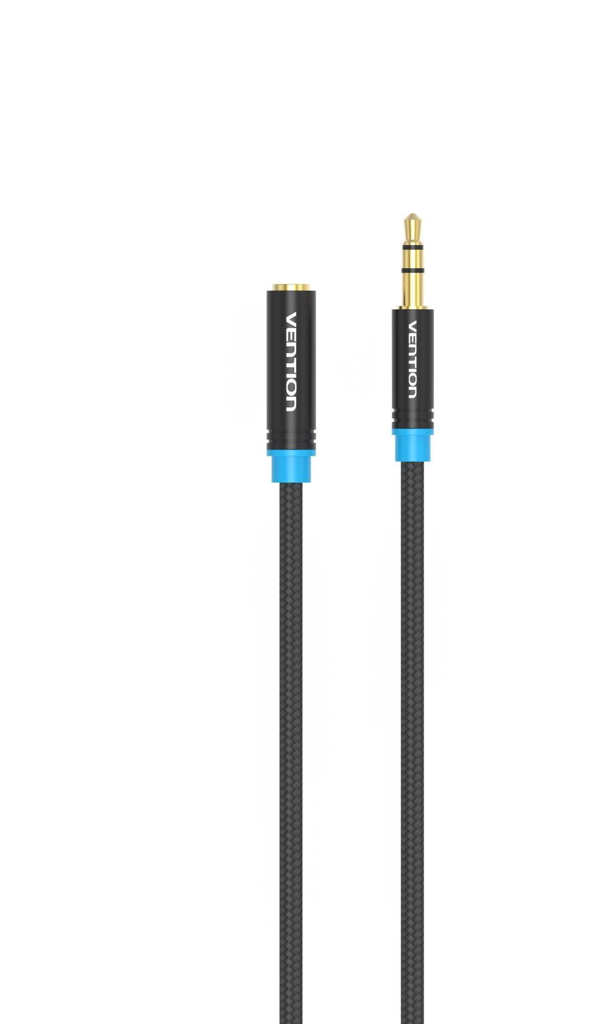 Cabo de Extensão Áudio Estéreo VENTION VAB-B06-B150-M (1,5 m - Preto) — miniatura 2