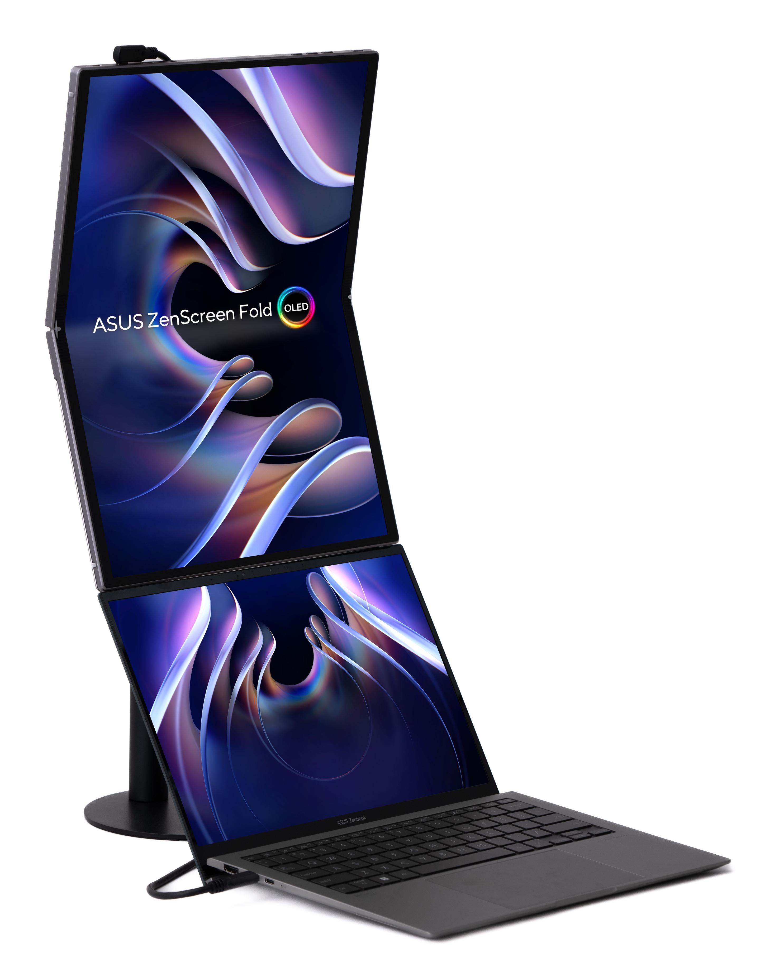 Monitor ASUS ZenScreen Fold OLED MQ17QH (17,3" - OLED - 60 Hz - Prateado) — miniatura 7