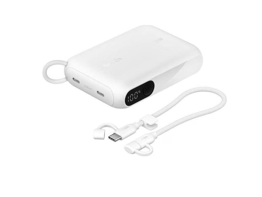 Powerbank BELKIN BPB027HQWH (10 000 mAh - USB-C - Branco)