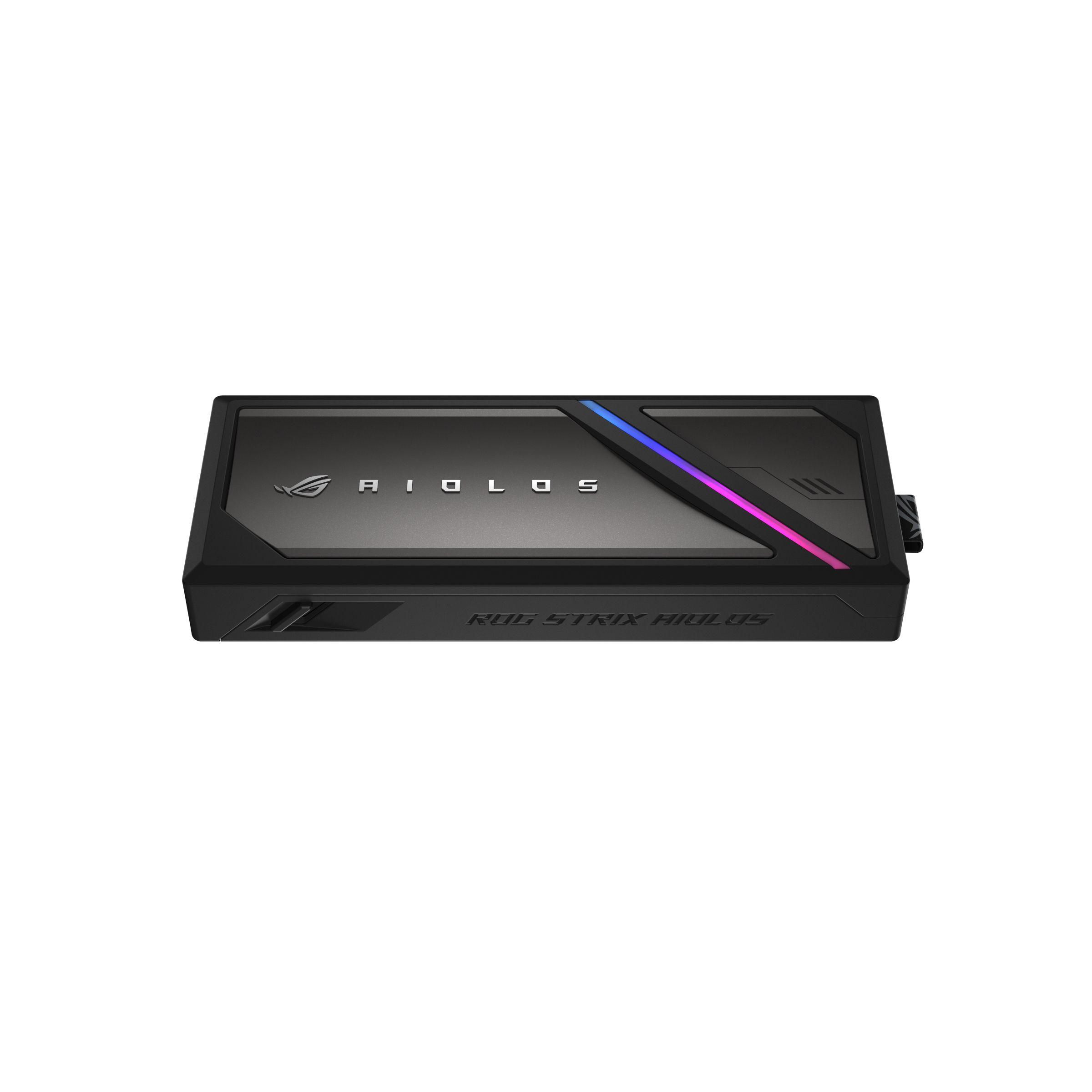 Caixa Externa M.2 ASUS ROG Strix Aiolos (M.2 - PCI Express, SATA NVMe - Preto)