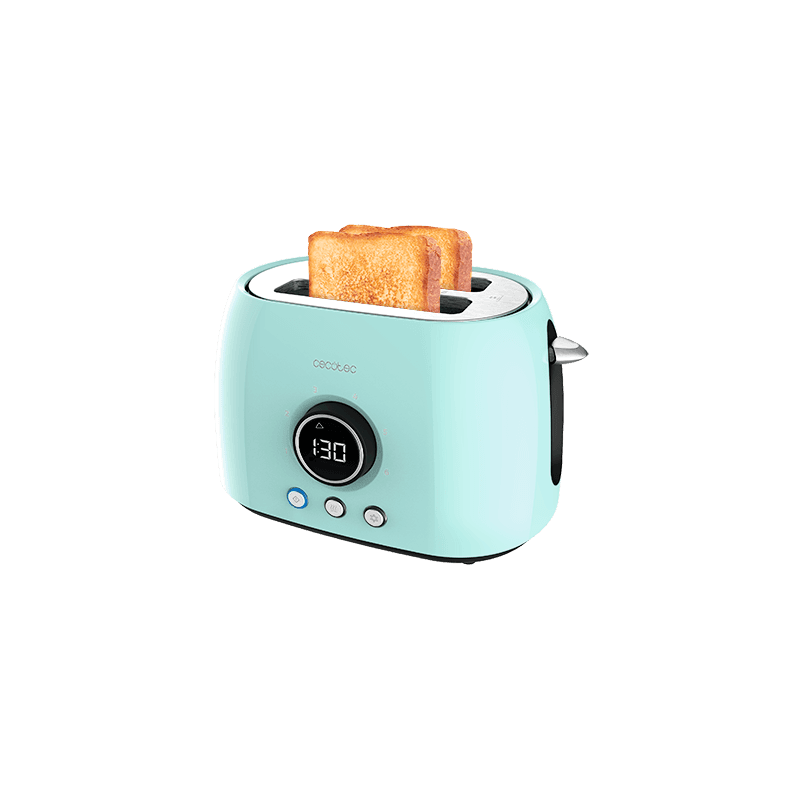 Torradeira CECOTEC ClassicToast 8000 Double (800 W - 2 fatias - Altura 19 cm - Azul) — miniatura 3