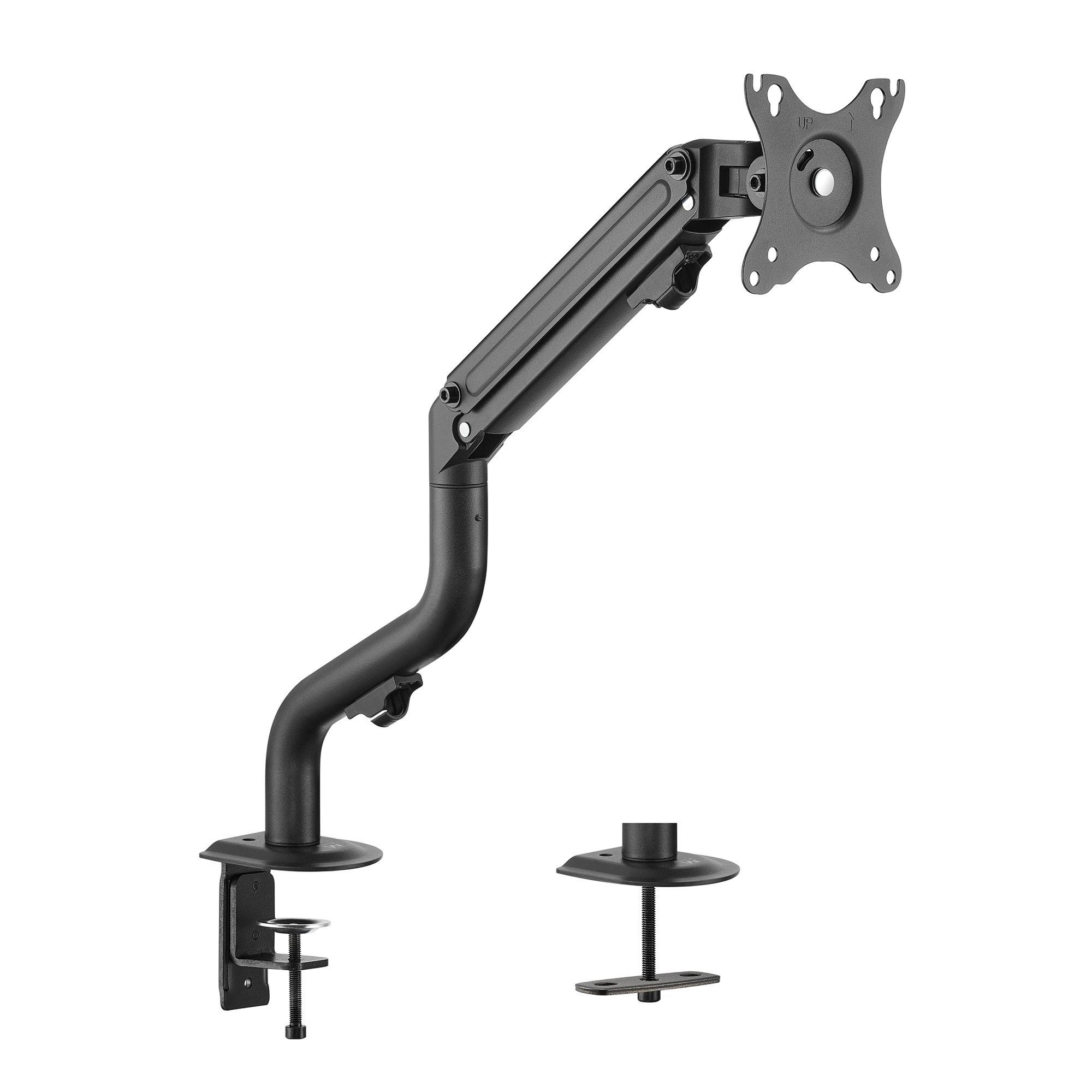 Suporte de Secretária para Monitor EWENT EW1533 (17-32" - VESA 100x100 - Preto)