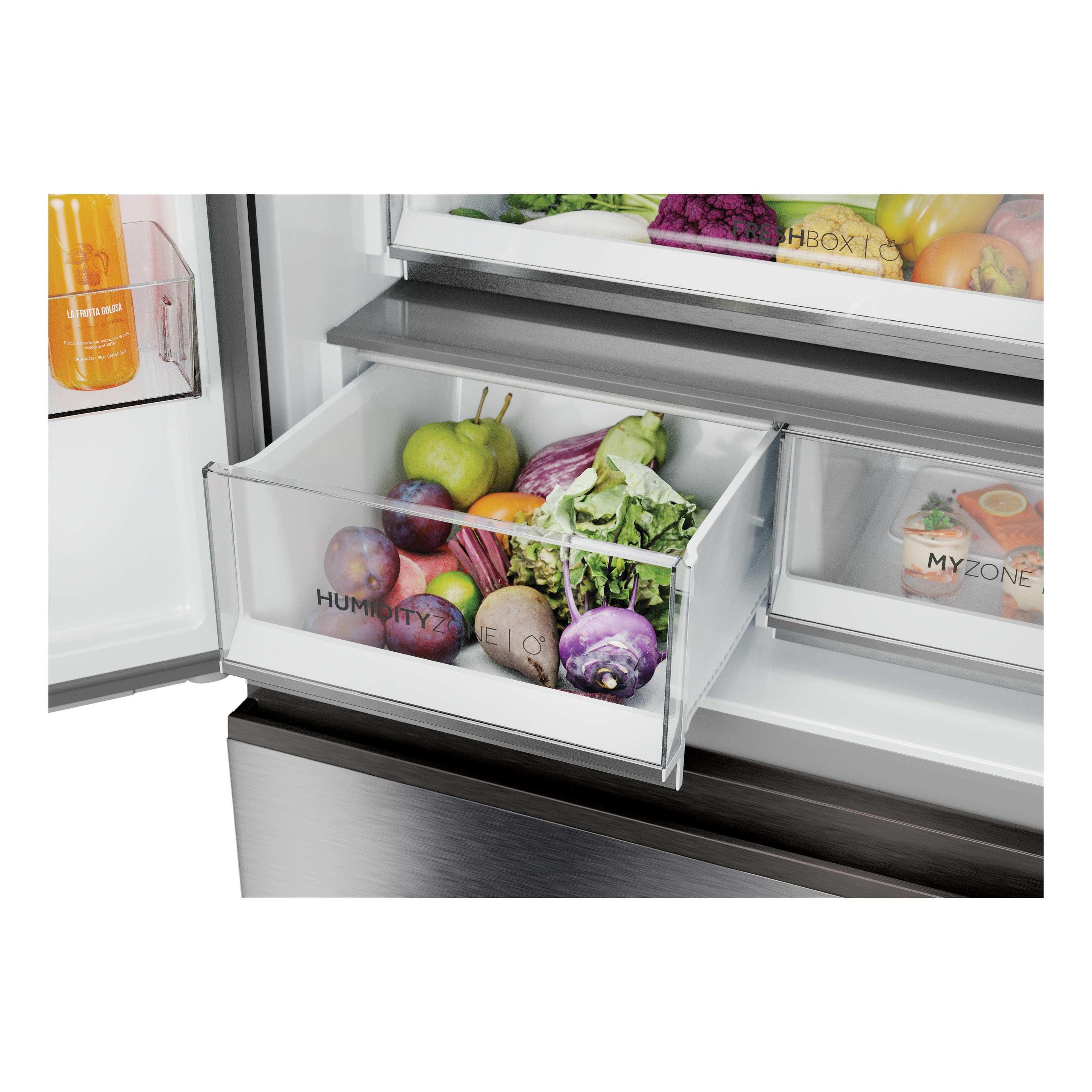 Frigorífico Americano Independente HAIER HFR7819ENGC (504 L - hOn - 190x83x63,6 cm - Inox), miniatura 7