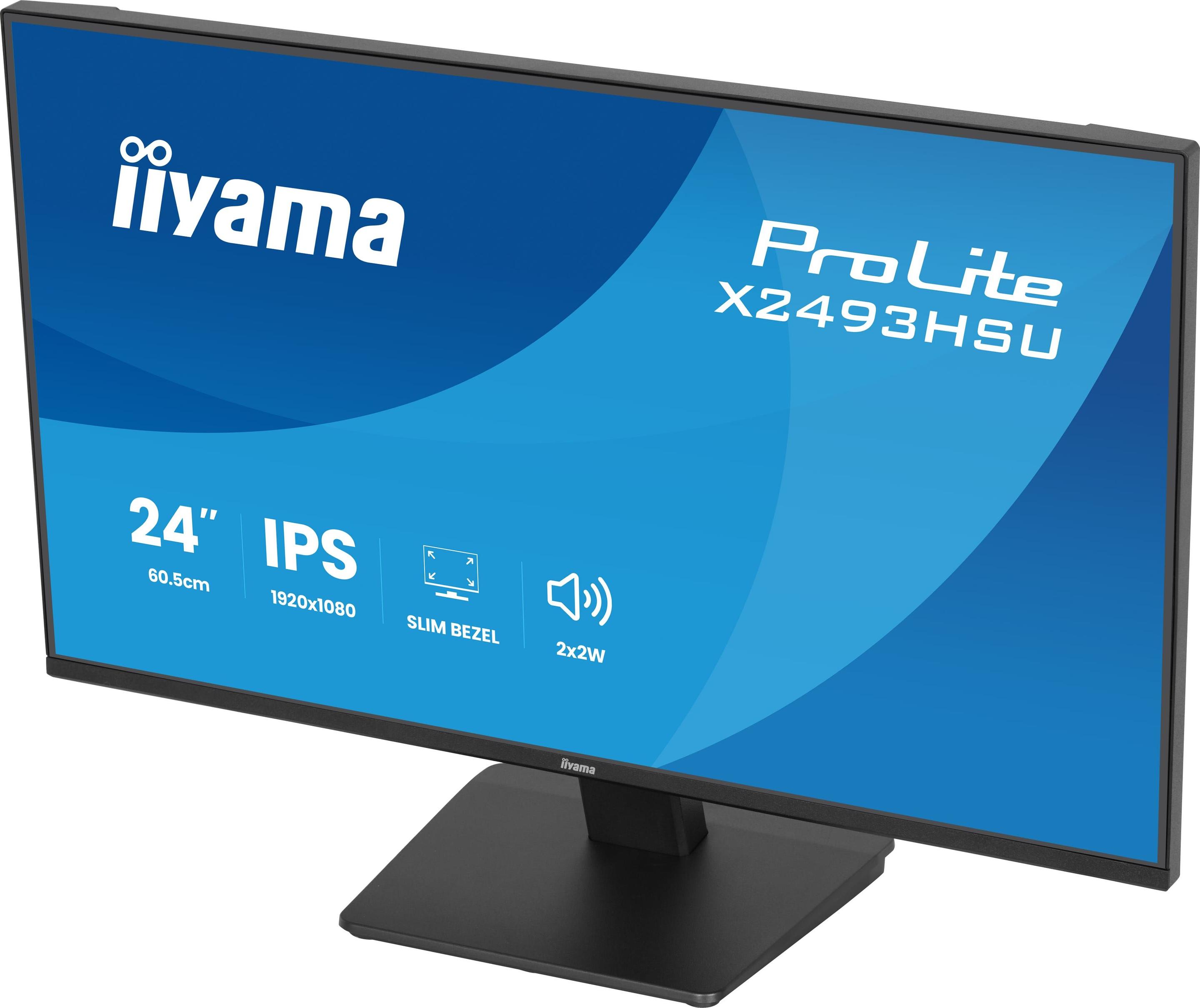 Monitor IIYAMA ProLite X2493HSU-B1 (23,8" - IPS - 120 Hz - Preto) — miniatura 6